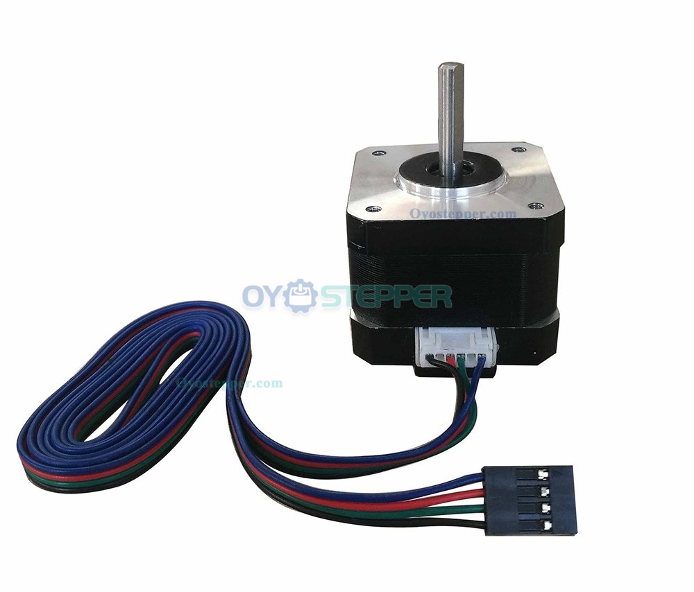 OUKEDA NEMA 17 Stepper Motor 2 Phase 1.8&deg; 28Ncm D-cut 0.4A 12V  42 &times; 42mm